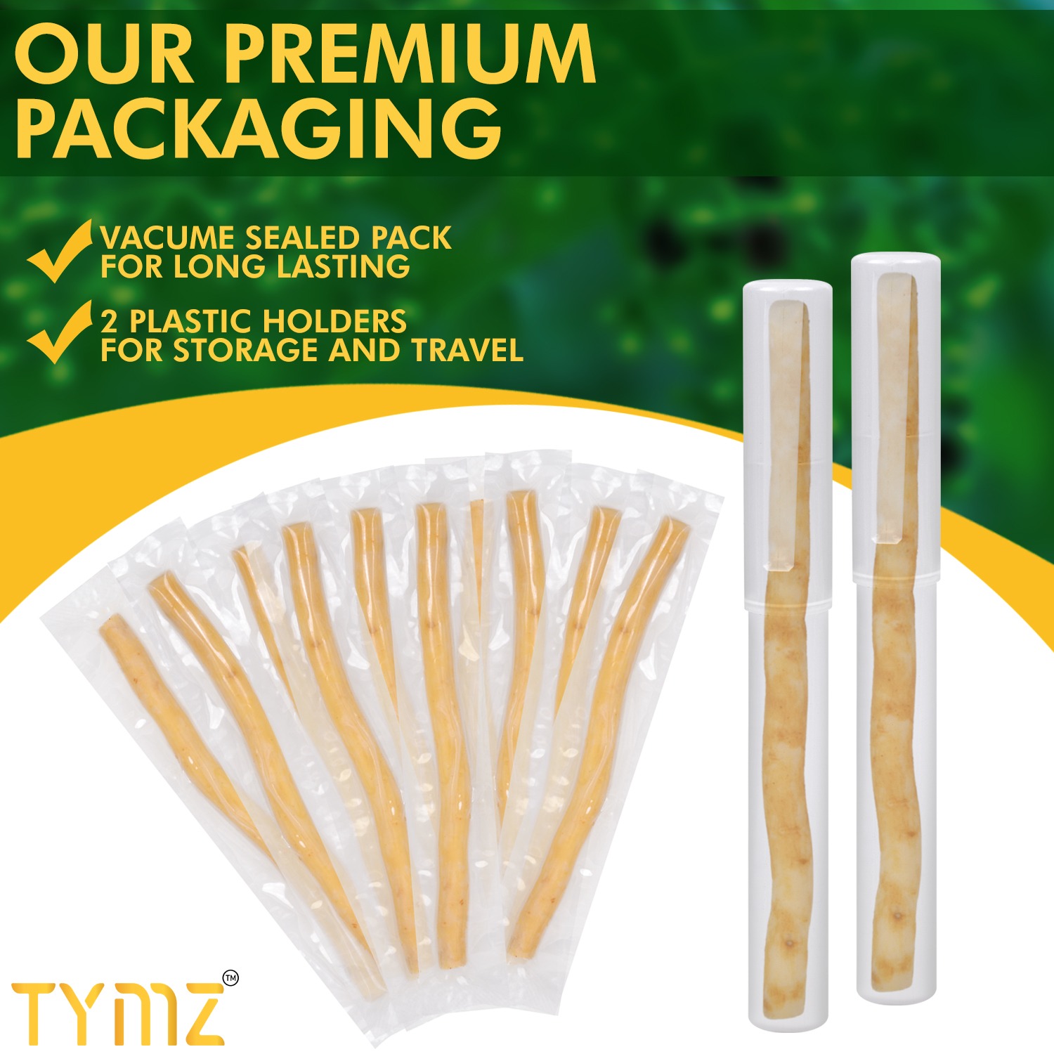 Natural Miswak Sticks Pack with Holder – Vacuum Sealed Fresh Sewak Toothbrush for Oral Care - Image 3