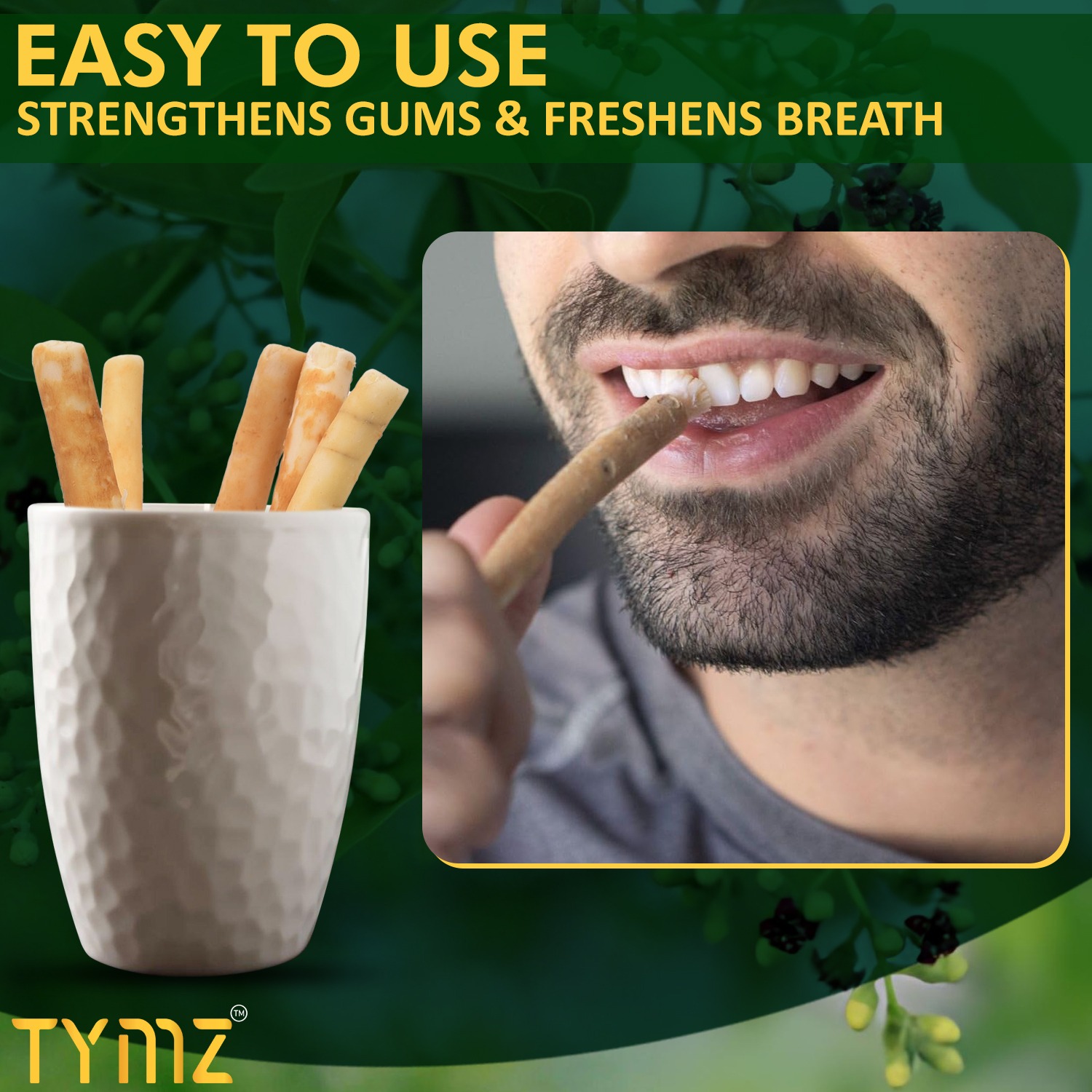 Natural Miswak Sticks Pack with Holder – Vacuum Sealed Fresh Sewak Toothbrush for Oral Care - Image 6